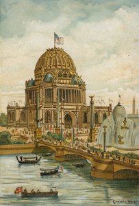 Edificio de Administración, Exposición Mundial Colombina, Chicago, 1893 de Spanish School